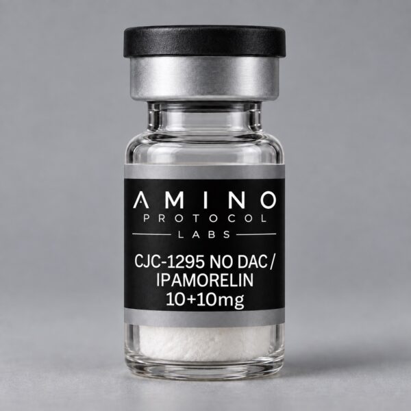 CJC-1295 no DAC / Ipamorelin 10+10mg illustrative APL vial mockup