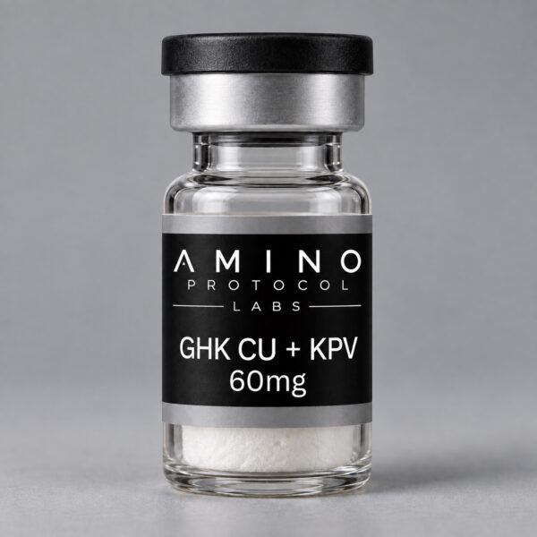 GHK CU + KPV 60mg illustrative APL vial mockup