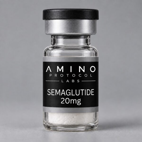 Semaglutide 20mg illustrative APL vial mockup