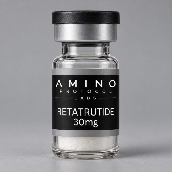 Retatrutide 30mg illustrative APL vial mockup