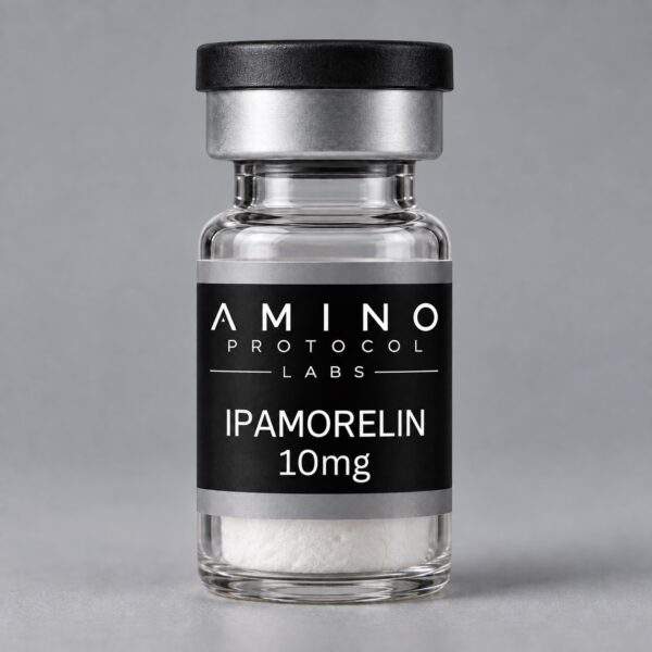 Ipamorelin 10mg illustrative APL vial mockup